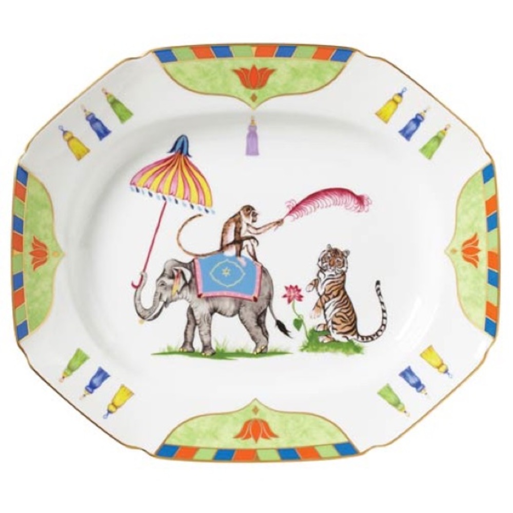 Lynn Chase Tiger Raj Platter